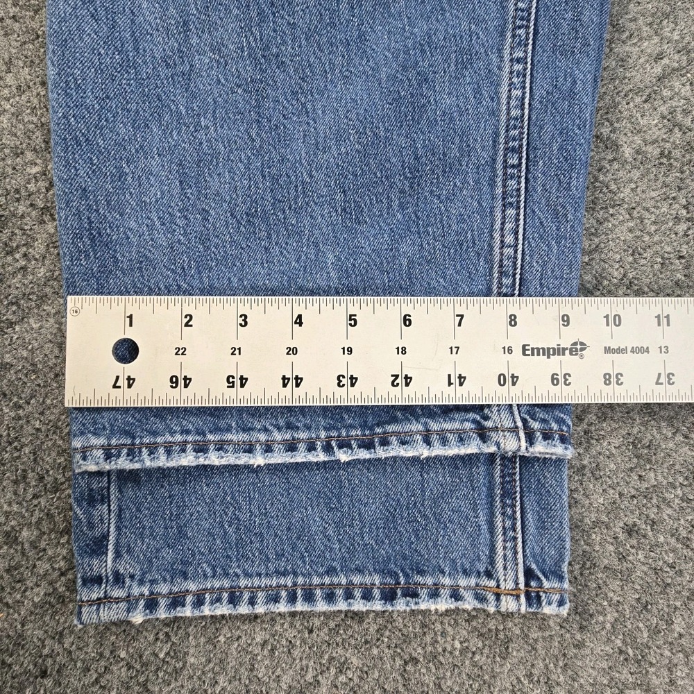Madewell The Darted Barrel Leg Jeans Womens 36 Blue Denim Button Fly 100% Cotton - Picture 9 of 11